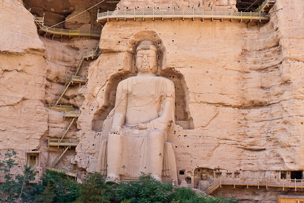 27m high, seated Buddha at Binglingsi (Yongjing, Gansu)