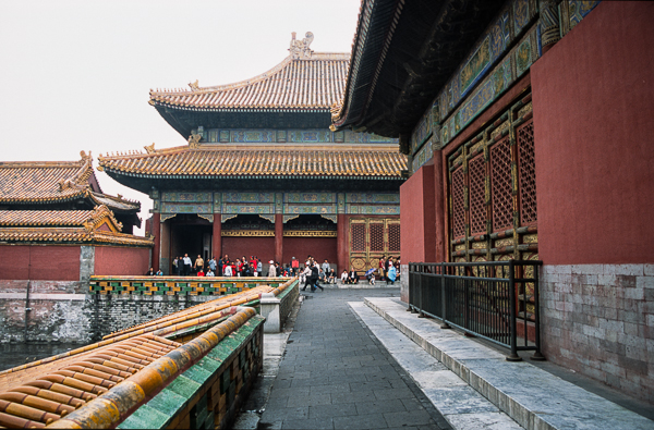 A view of the Forbidden City, Beijing