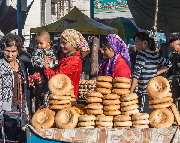 The market in Turfan, Xinjiang