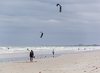 140602-5513 Walkers and kitesurfers on Jetty Park beach, Cape Canaveral 