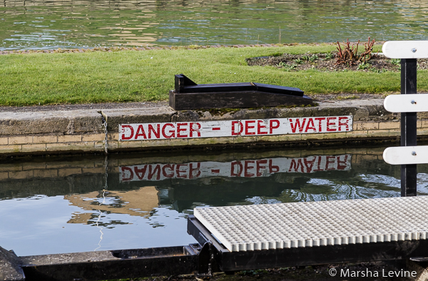 Deep water at Jesus Green lock, Cambridge