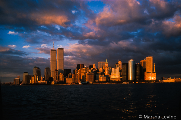 View of the Manhattan skyline, 2000