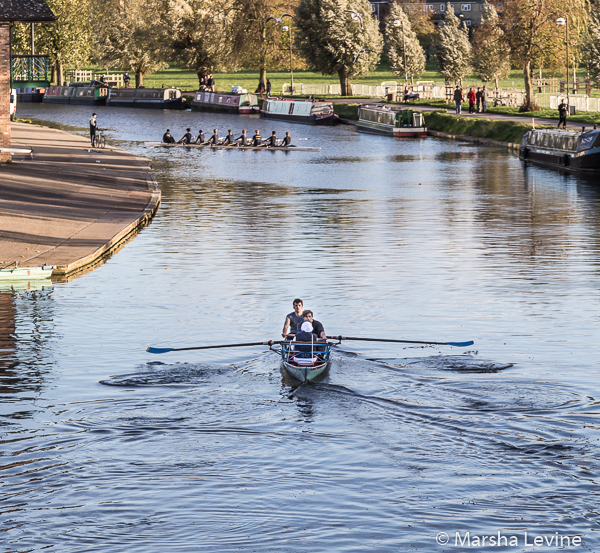 Rowing on the River Cam, Cambridge